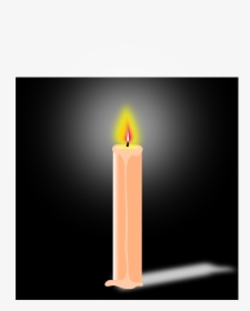 Candle Flame Heat Light Fire Png Image - Candle Case Flat Vector Hd 1080p, Transparent Png, Free Download