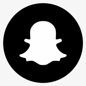 Snapchat Logo Png - Black Snapchat Logo Png, Transparent Png, Free Download