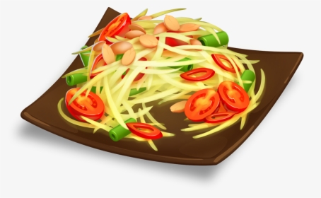 Green Papaya Salad - Nộm, HD Png Download, Free Download