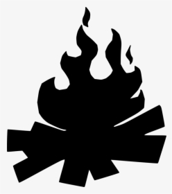 Campfire Silhouette, HD Png Download, Free Download