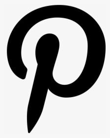 Transparent Salad Icon Png - Transparent Black Pinterest Logo, Png Download, Free Download