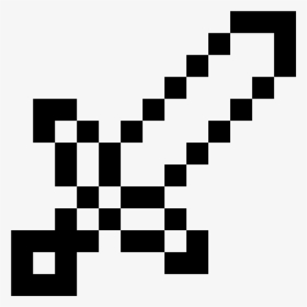 Sword Icon Free Download - Minecraft Coloring Page, HD Png Download, Free Download