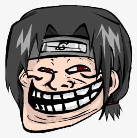 Itachi Troll Face - Troll Face Anime, HD Png Download, Free Download