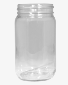 Containers And Lids, Glass Jars, 16 Oz"  Class= - Glass Bottle, HD Png Download, Free Download