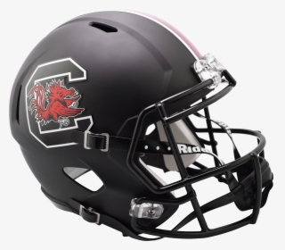 South Carolina Matte Black Speed Replica Helmet - Atlanta Falcons Football Helmet, HD Png Download, Free Download