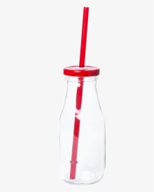 Mason Jar With Straw Png - Water Bottle, Transparent Png, Free Download