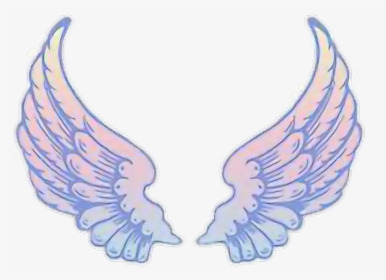 Sticker By La Chica Suicida - Angel Wings Clipart Png, Transparent Png, Free Download