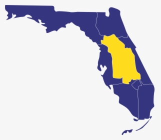 Florida State Map Silhouette, HD Png Download, Free Download