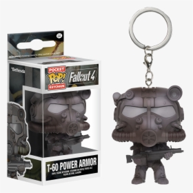 T-60 Power Armor Pocket Pop Vinyl Keychain - Pop Keychain Fallout T 60 Power Armor, HD Png Download, Free Download