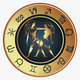 Image Freeuse Download Gemini Horoscope Aries Clip - Zodiac Png, Transparent Png, Free Download