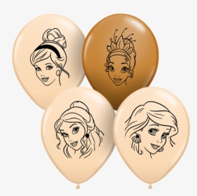 6 Inch Disney Princess Heart Shaped Latex Balloons - Balloon, HD Png Download, Free Download