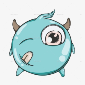 Yellow Cute Monsters Png, Transparent Png, Free Download