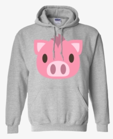 Pig Face Emoji Hoodie - Peppa Pig Thrasher Hoodie, HD Png Download, Free Download