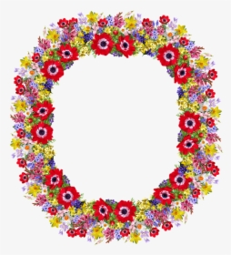Frame, Wreath, Border, Decorative, Spring, Bulbs - Circle, HD Png Download, Free Download