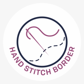 Hand Stitch Border - Circle, HD Png Download, Free Download