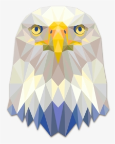 Eagle Clipart Dead - Geometric Eagle Head, HD Png Download, Free Download