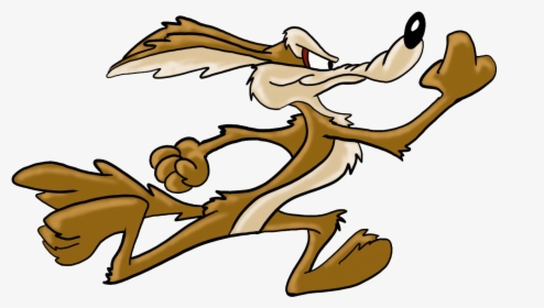 Wile E Coyate Png Free Background - Draw Wile E Coyote, Transparent Png, Free Download