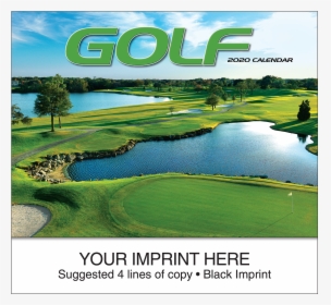 Picture Of Golf Wall Calendar - Golf Course, HD Png Download, Free Download