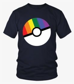 Pokemon "prideball" Lgbt Pokeball Tshirt, Tank Top, - Cheer And Football Dad, HD Png Download, Free Download