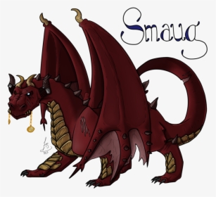 Collection Of Free Smaug Drawing Cartoon Download On - Smaug Hobbit Clip Art, HD Png Download, Free Download
