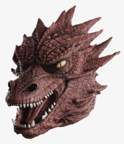 The Hobbit Smaug Masterpiece Mask - Realistic Dragon Head, HD Png Download, Free Download