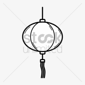 Download Lanterns Chinese Outline Clipart Paper Lantern, HD Png Download, Free Download