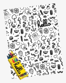 Doodles 18"x24 - Hello, HD Png Download, Free Download