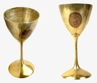 Gilding Cup, Glass, Tableware, Elegant, Hammered, Gold - Wine Cup Gold, HD Png Download, Free Download