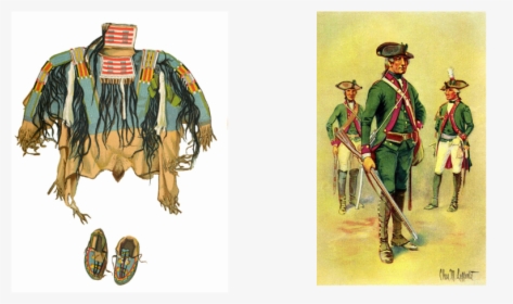 Eastern Woodlands Iroquois Shirts - Hessen Im Amerikanischen Unabhängigkeitskrieg, HD Png Download, Free Download