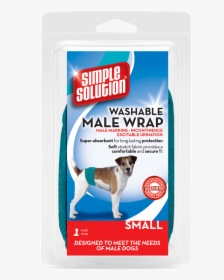 Simple Solution Washable Male Wrap Dog Wrap Belly Bands - Skvättskydd Hund, HD Png Download, Free Download