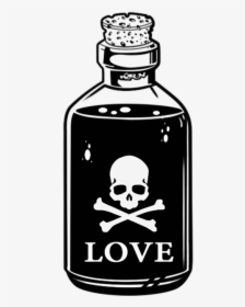 Bottle - Love Poison Png, Transparent Png, Free Download