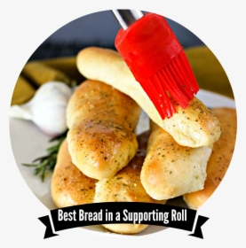 The Best Oscar Party Recipes Garlic Butter Breadsticks - Bun, HD Png Download, Free Download