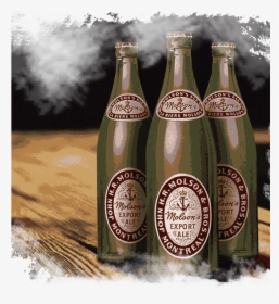 Transparent Bottle Of Poison Clipart - Vintage Quart Bottle Of Molson Ale 1950's, HD Png Download, Free Download