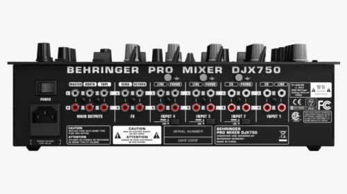 Behringer Djx750 Dj, HD Png Download, Free Download