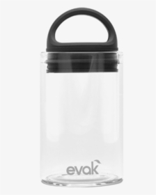 Evak Glass Container - Water Bottle, HD Png Download, Free Download