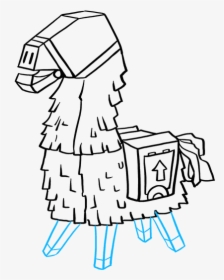 Fortnite Llama How To Draw, HD Png Download, Free Download