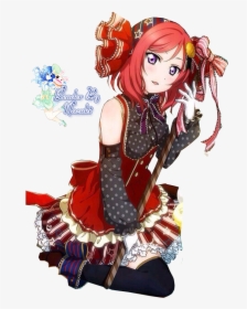 Maki, Laptop Alexandra Myers - Love Live Candy Maid Maki, HD Png Download, Free Download