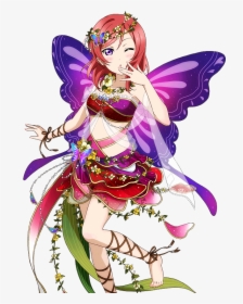 Maki Nishikino Cosplay Love Live Lovelive Flower Fairies - Love Live Maki Fairy, HD Png Download, Free Download