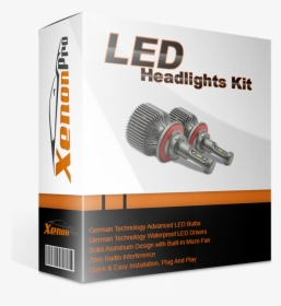 Transparent Car Lights Png - Xenonpro Led Headlight Kit, Png Download, Free Download