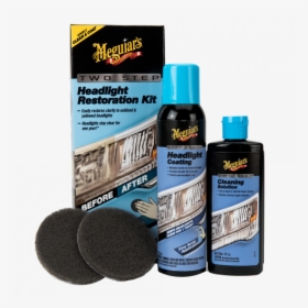 Meguiar"s Perfect Clarity Headlight Restoration Kit - Meguiar's Two Step Headlight Restoration Kit, HD Png Download, Free Download