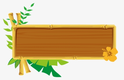 Luau Clipart Border - Sign Board Clipart Png, Transparent Png, Free Download
