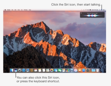 Transparent Siri Png - Mac Os Sierra, Png Download, Free Download