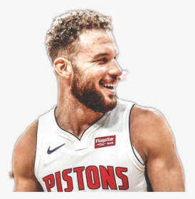 Blake Griffin Png Image - Detroit Pistons Jersey, Transparent Png, Free Download