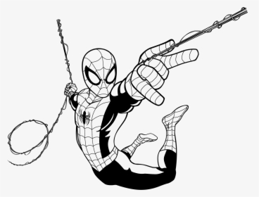 Captain Spiderman Spider-man Ultimate Iron America - Ultimate Spider Man Drawing, HD Png Download, Free Download