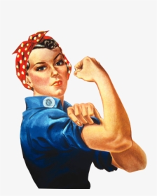 Strong Woman Folding Arms Png - Vintage International Womens Day, Transparent Png, Free Download