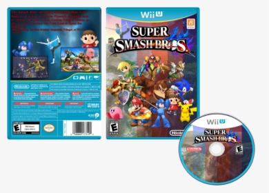 Transparent Wii U Png - Super Smash Bros Wii U Fake Disc, Png Download, Free Download
