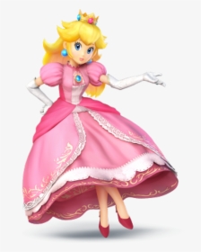 Super Smash Bros Wii U And 3ds Princess Peach Artwork - Peach Super Smash Bros Wii U, HD Png Download, Free Download