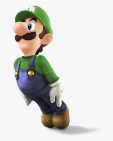 Super Smash Bros Wii U And 3ds Luigi Artwork - Luigi Victory Pose Smash Ultimate, HD Png Download, Free Download
