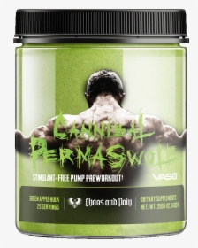 A Review On Chaos And Pain Permaswole - Cannibal Permaswole Pre Workout, HD Png Download, Free Download