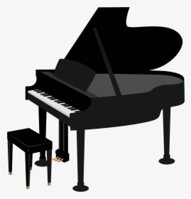 Grand Piano Drawing Clip Art - Transparent Background Piano Clipart, HD Png Download, Free Download